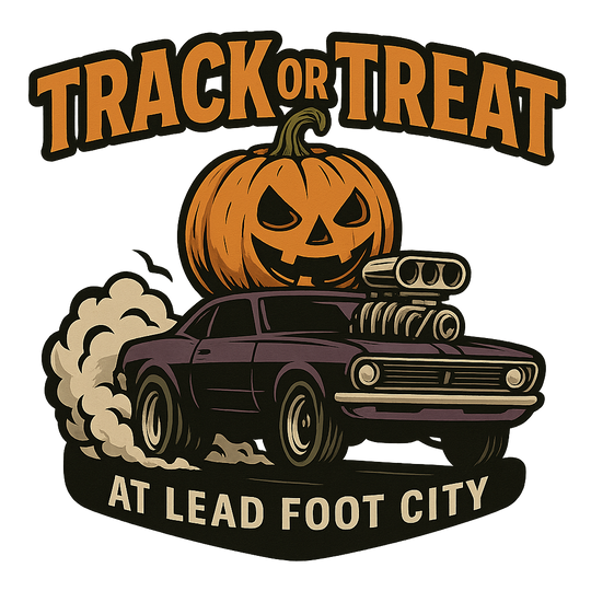 Track-or-Treat Drag Racing Halloween Monster Fest, Wrestling, Power Wheels Race, Show Car Trunk or Treat, Costumes and Family Fun