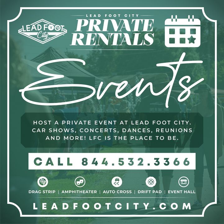 Visit LeadFootCity.com 💻 or Call Us @ (844) 532-3366 📞 to book your Priv...