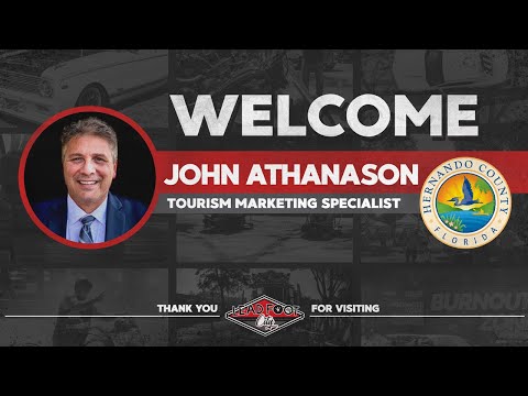 A visit from Hernando Tourism's, John Athanason