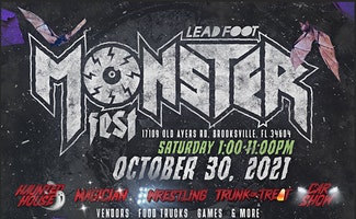 October 30 2021 - Monster Fest, AC/DC & Def Leppard Tribute Concert, Car Show, Wrestling...