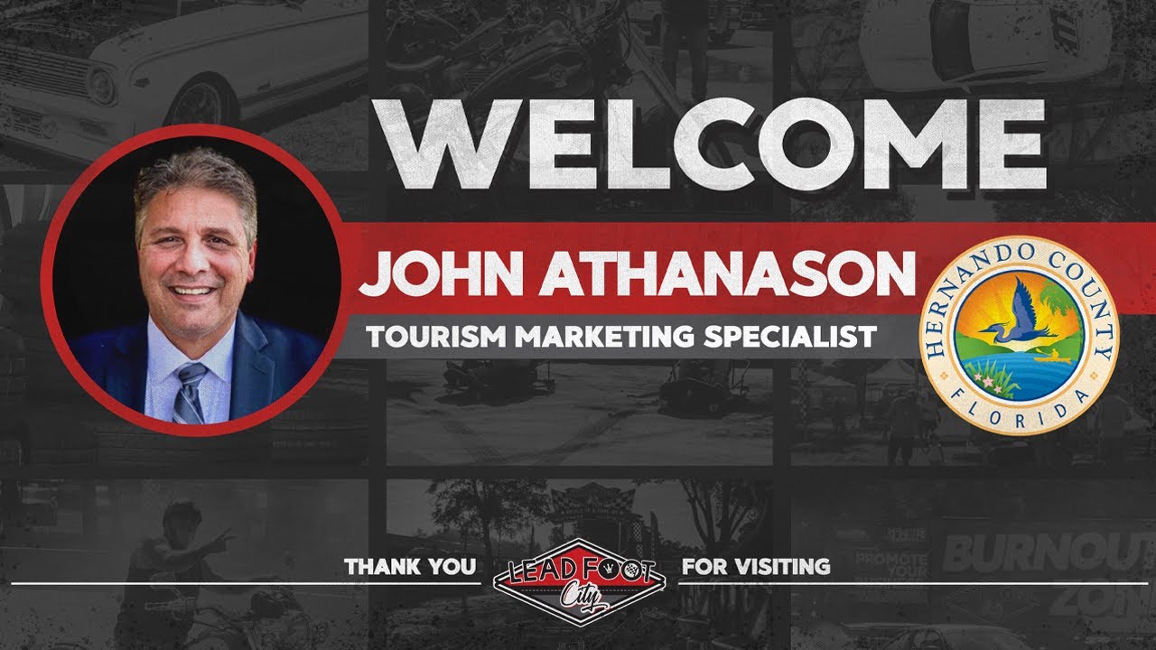 A visit from Hernando Tourism's, John Athanason