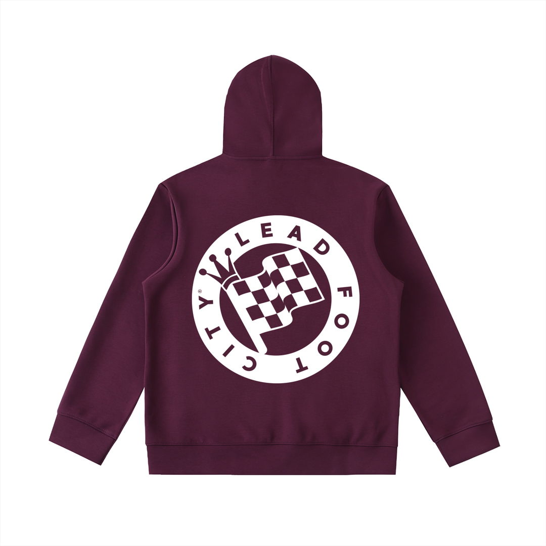 Essential Heavyweight High Neck  Zip-Up Hoodie