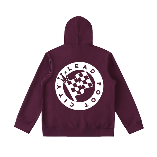 Essential Heavyweight High Neck  Zip-Up Hoodie