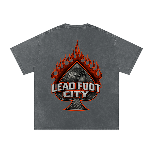 Spade Flames LFC Oversized Cotton T-Shirt