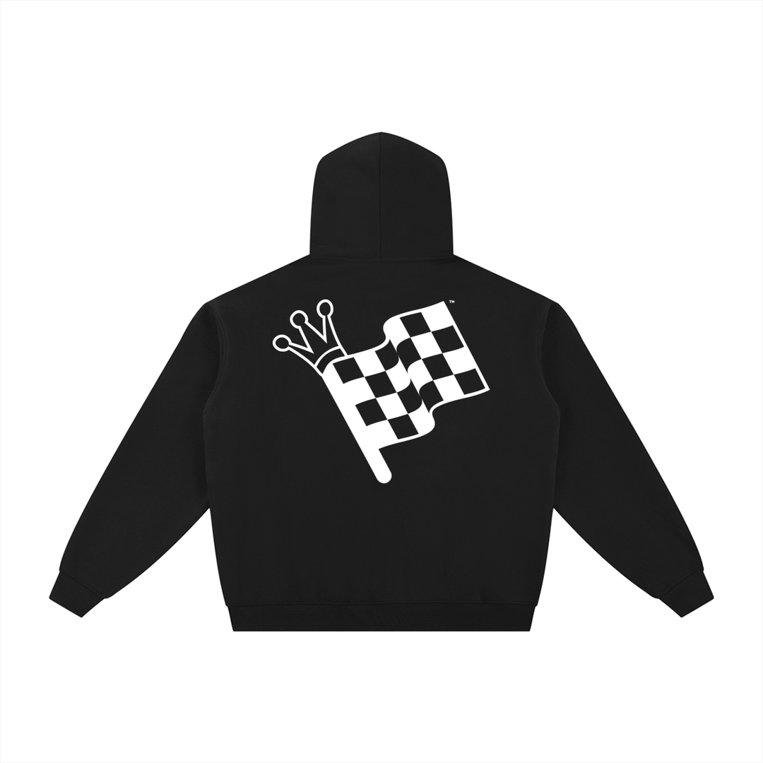 Crown Flag Essential Fleece Zip-Through Hoodie