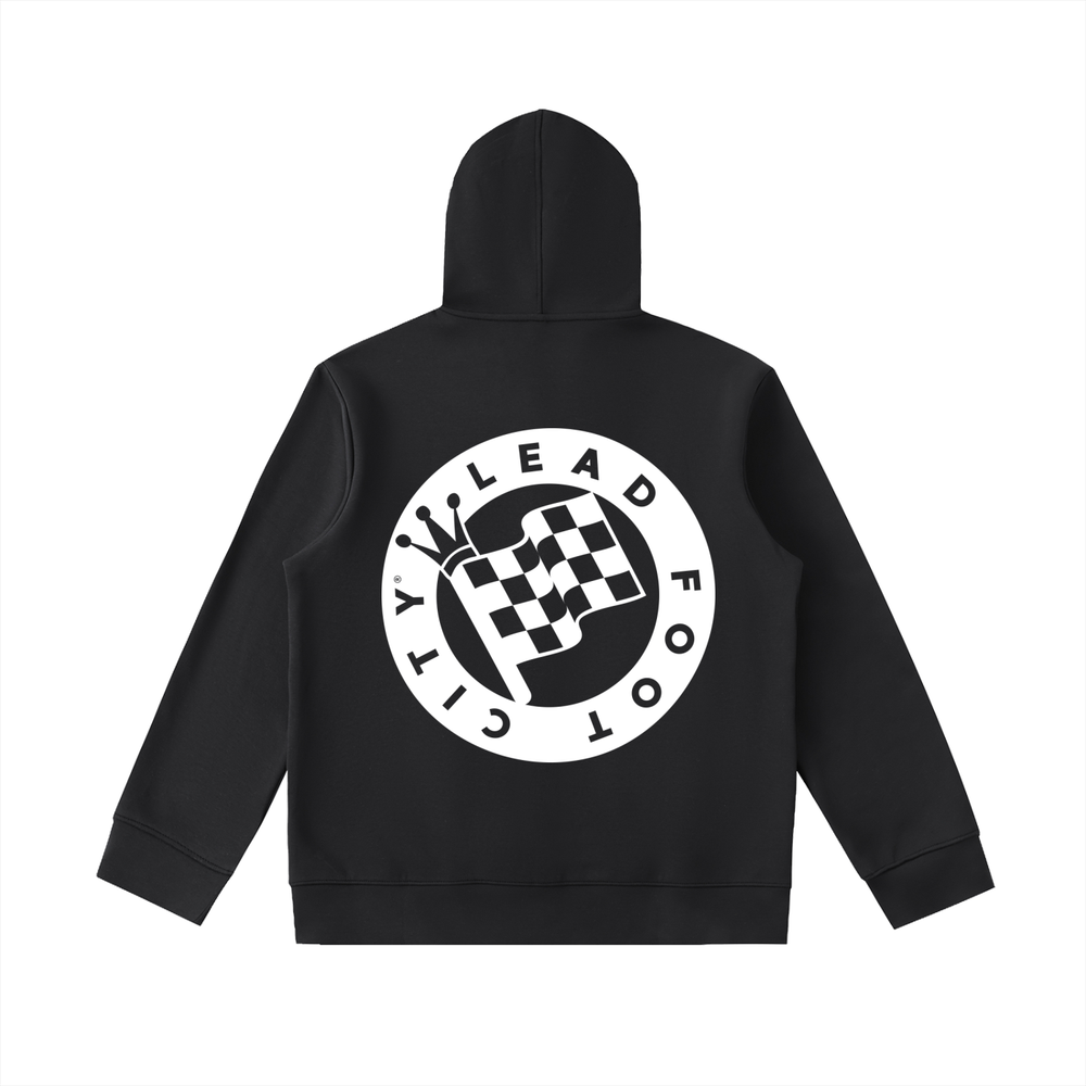 Essential Heavyweight High Neck  Zip-Up Hoodie