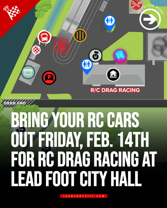 Floor It Friday - Drag Racing & Car, Truck, Bike Meet at Lead Foot City