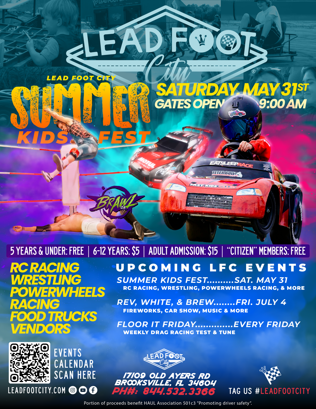 Summer Kids Fest, RC Cars, Power Wheel Races, Wrestling & more!