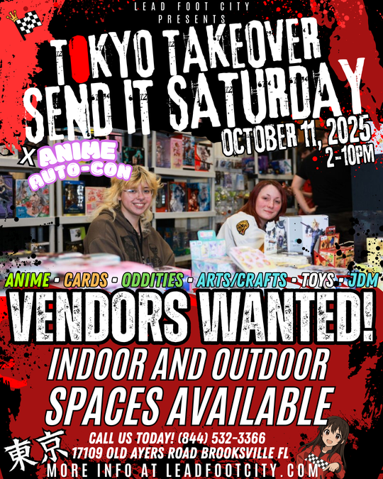 Tokyo Takeover of Send it Saturday - Drift Festival at Lead Foot City (October 11, 2025)
