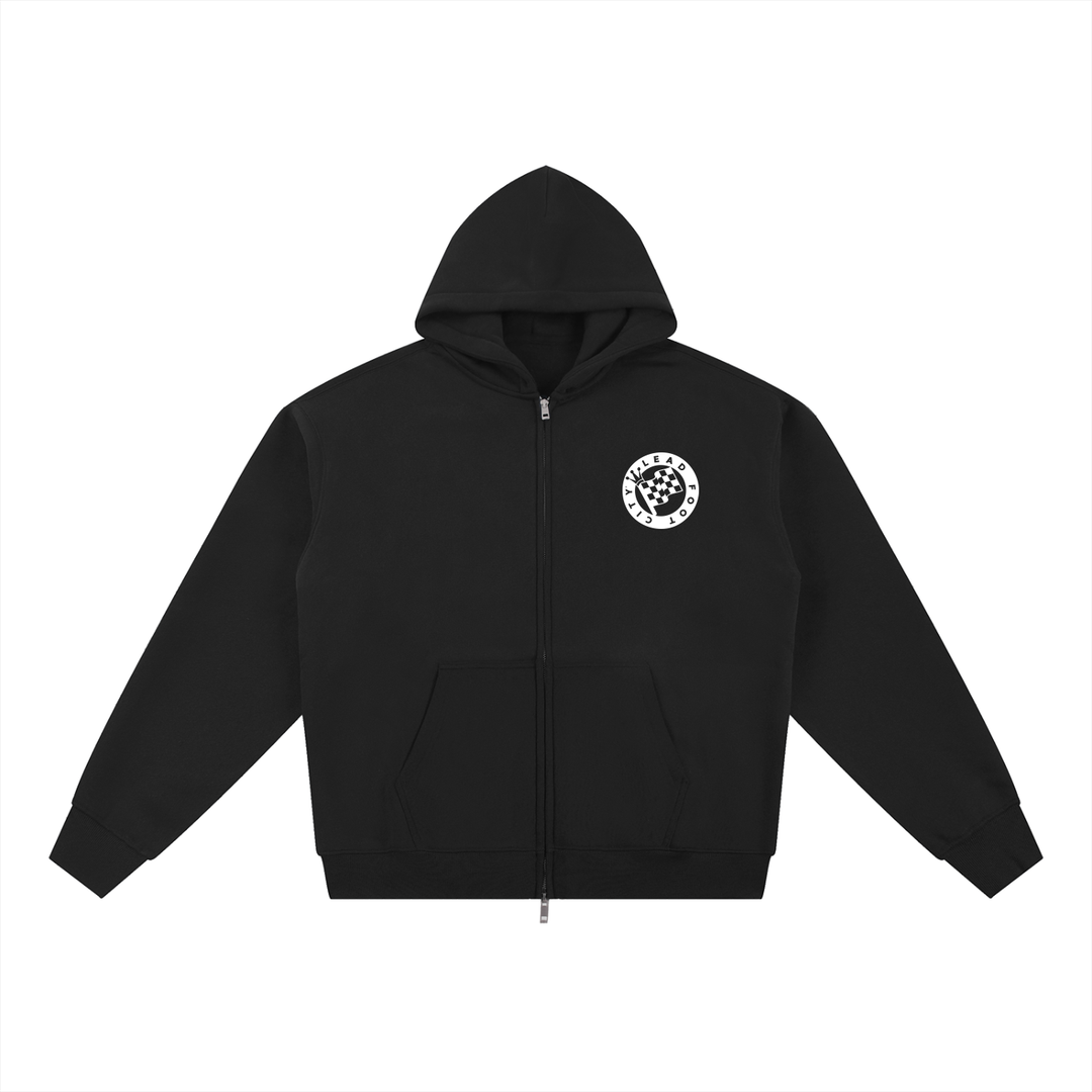 Crown Flag Essential Fleece Zip-Through Hoodie