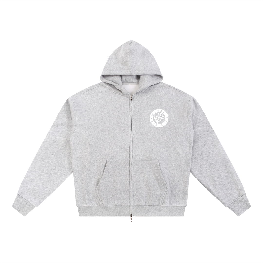 Crown Flag Essential Fleece Zip-Through Hoodie