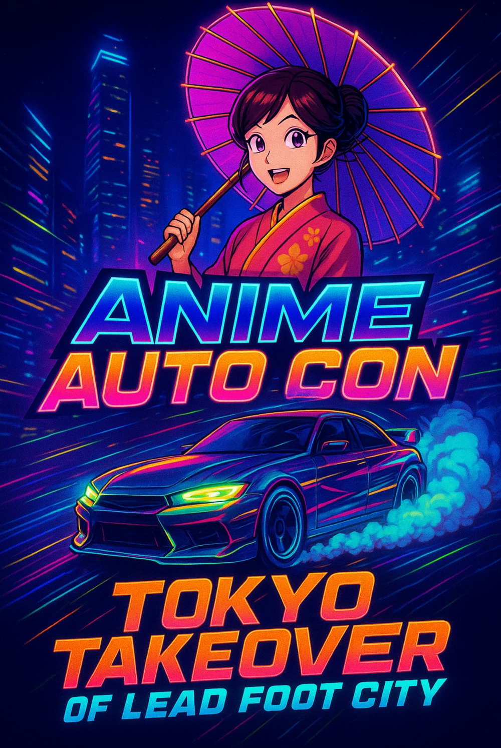 Tokyo Takeover of Lead Foot City - Anime Auto Con, Asian Drift Fest (Nov 7, 2026)