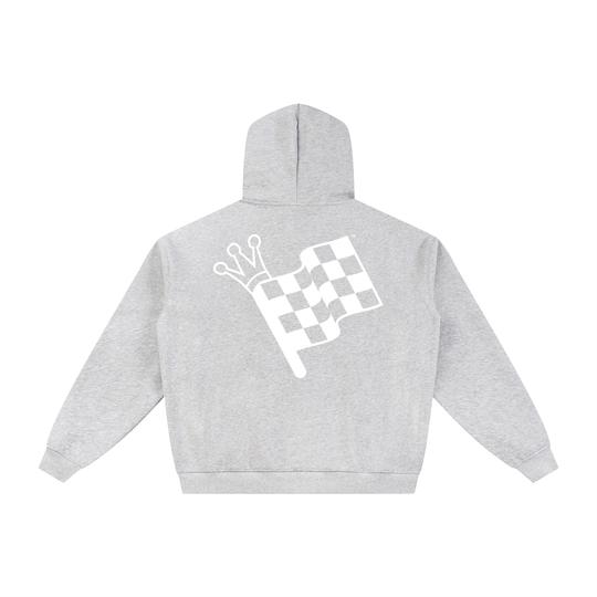 Crown Flag Essential Fleece Zip-Through Hoodie