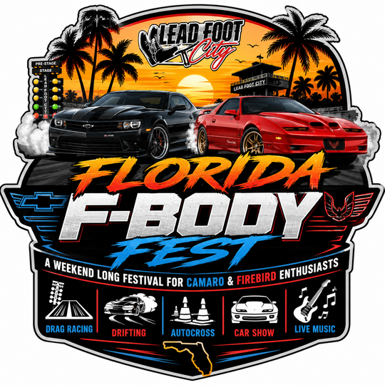 Florida F-Body Fest, Largest gathering of Camaros and Firebirds in FL (F-Body Week) March 2027