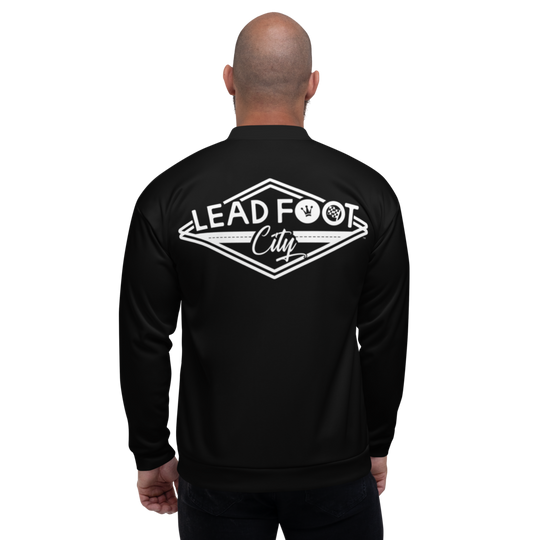 Lead Foot City Unisex Bomber Jacket