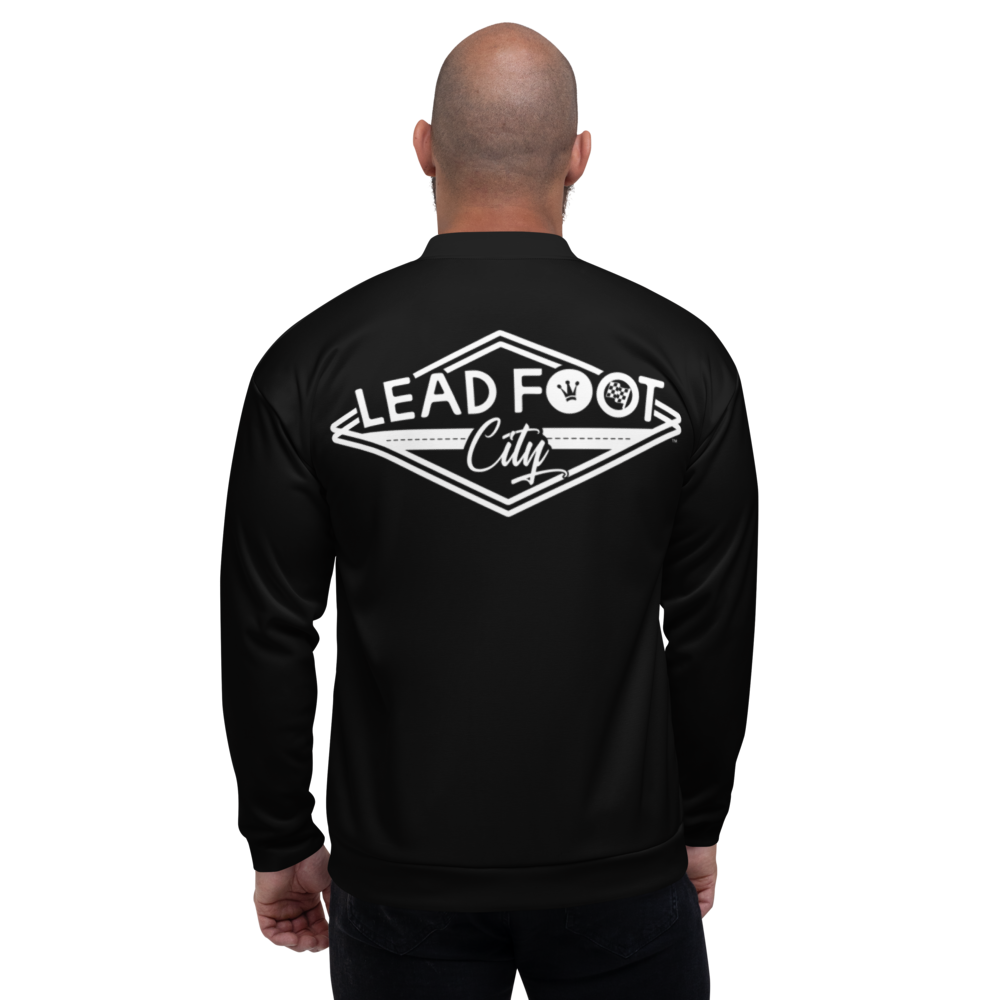 Lead Foot City Unisex Bomber Jacket