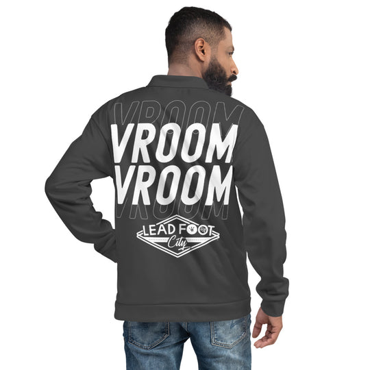 Vroom Vroom Gun Metal Gray LFC Unisex Bomber Jacket