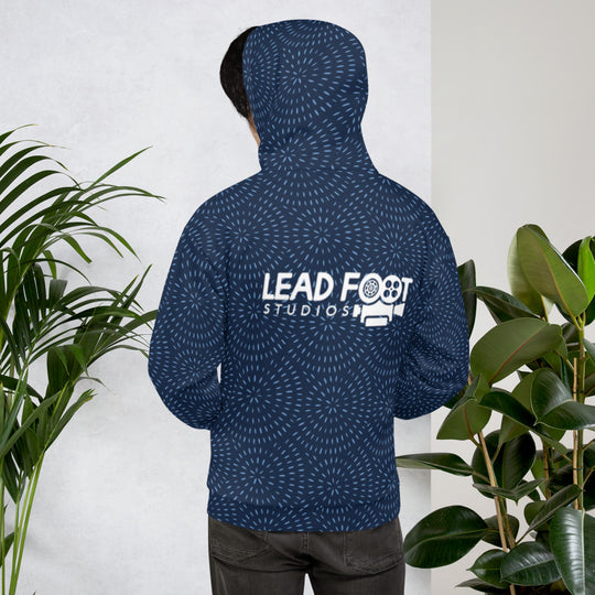 Lead Foot Studios Blue Snapshot Hoodie