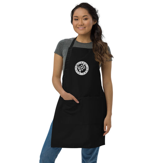 Lead Foot City Royal Flag Embroidered Apron