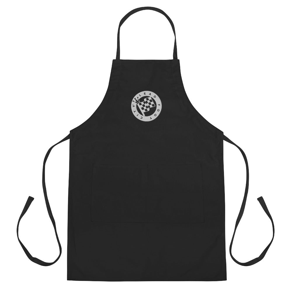 Lead Foot City Royal Flag Embroidered Apron