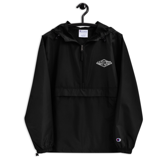 Lead Foot City Embroidered Champion Packable Jacket