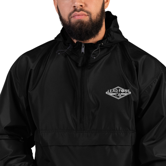 Lead Foot City Embroidered Champion Packable Jacket