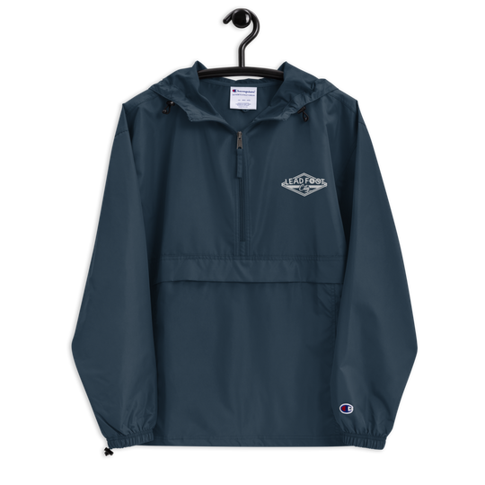 Lead Foot City Embroidered Champion Packable Jacket