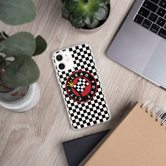 Checkered Lead Foot City iPhone Case