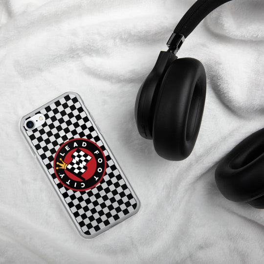 Checkered Lead Foot City iPhone Case