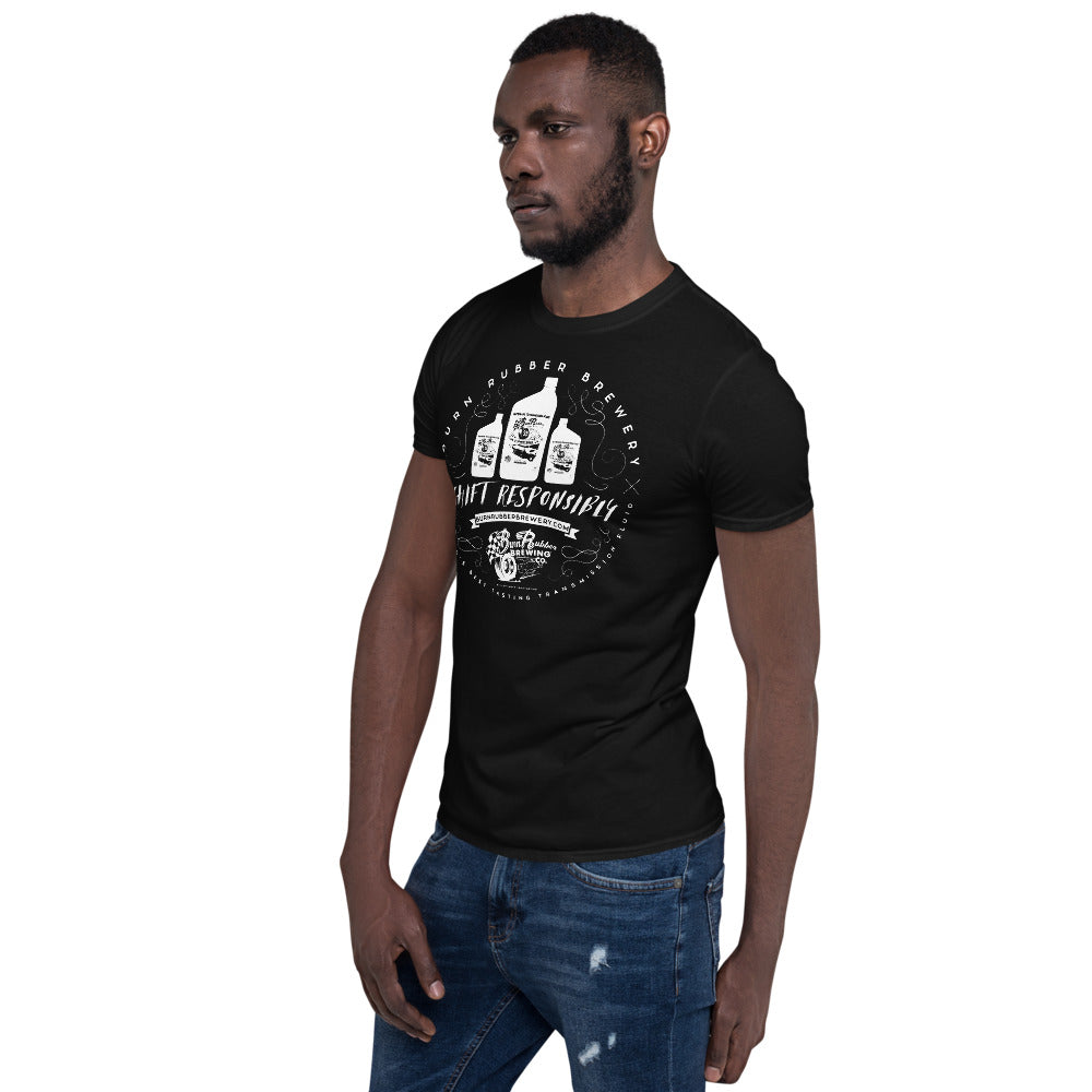 Burn Rubber Brewery "Crafted" Unisex T-Shirt