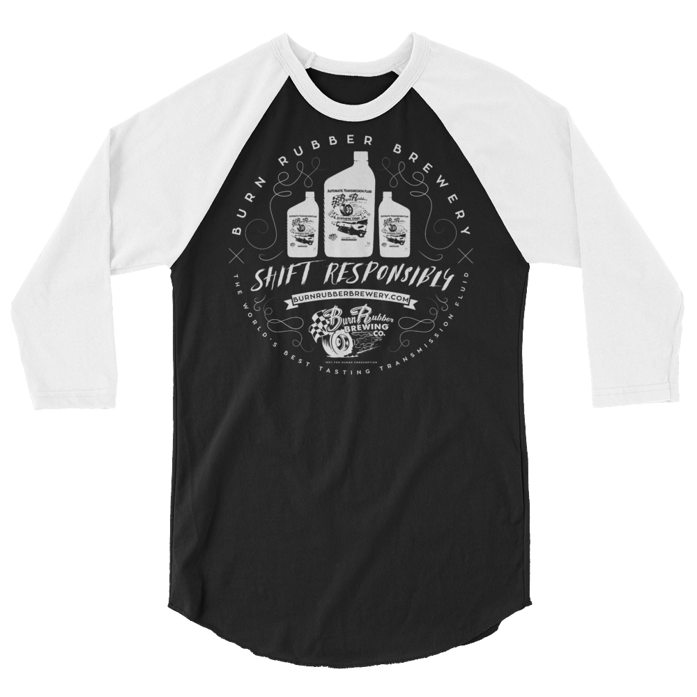 Burn Rubber Brewery "Crafted" Baseball Tee