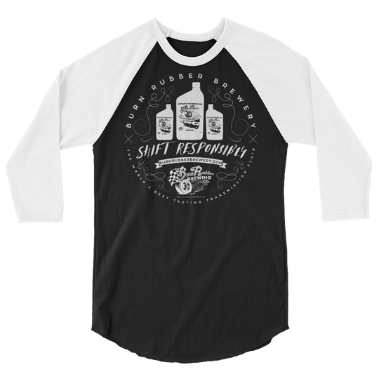 Burn Rubber Brewery "Crafted" Baseball Tee