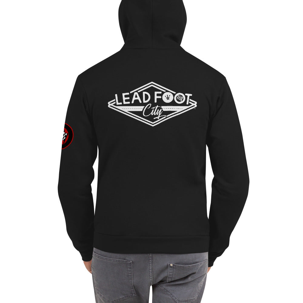 Lead Foot City Zip Hoodie Sweater