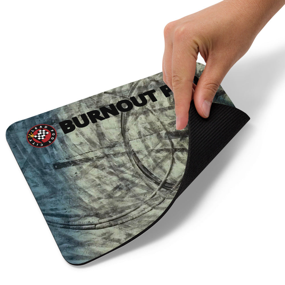 Lead Foot City Burnout Mouse pad