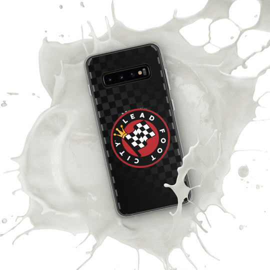 Checkered Lead Foot City Samsung Phone Case