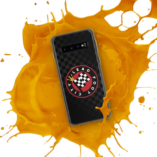 Checkered Lead Foot City Samsung Phone Case