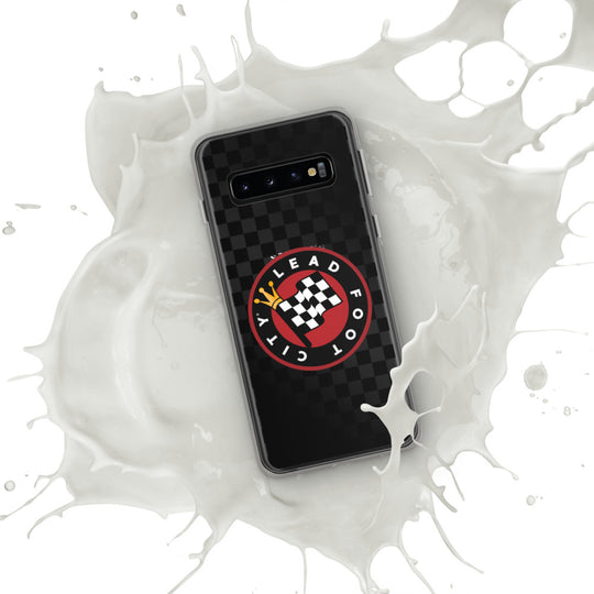 Checkered Lead Foot City Samsung Phone Case