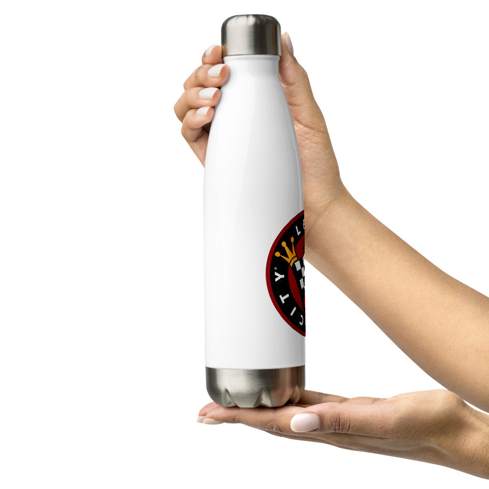 Stainless Water Bottle with full color Lead Foot City Royal Flag