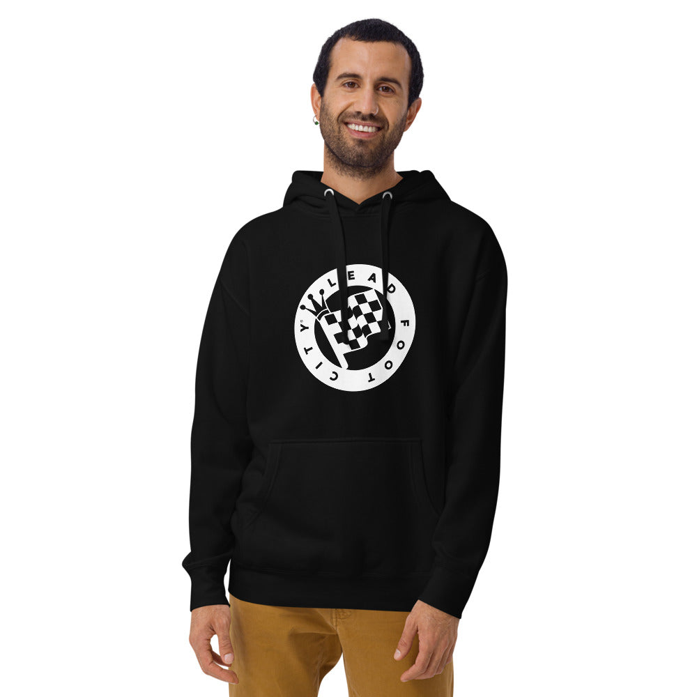 Lead Foot City Royal Flag Unisex Hoodie