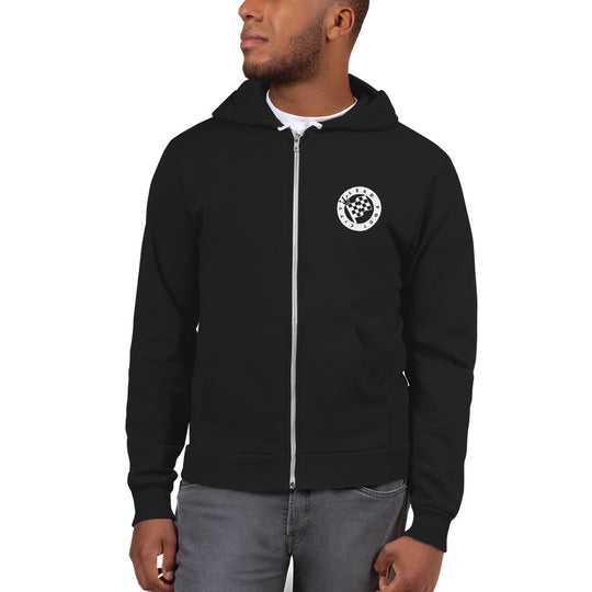 Hoodie sweater with Lead Foot City Royal Flag