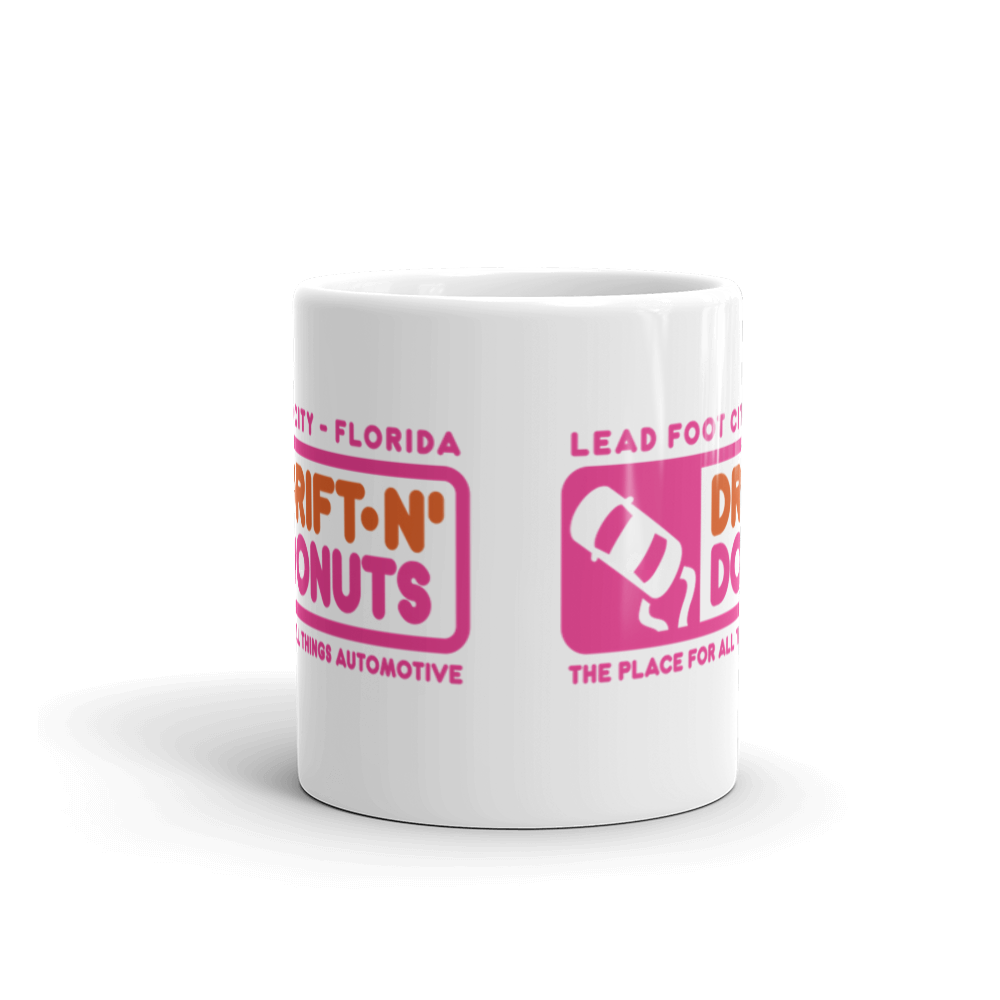 "Drift-N' Donuts" Ceramic Mug