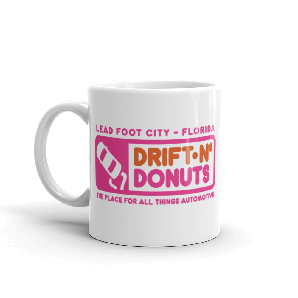 "Drift-N' Donuts" Ceramic Mug