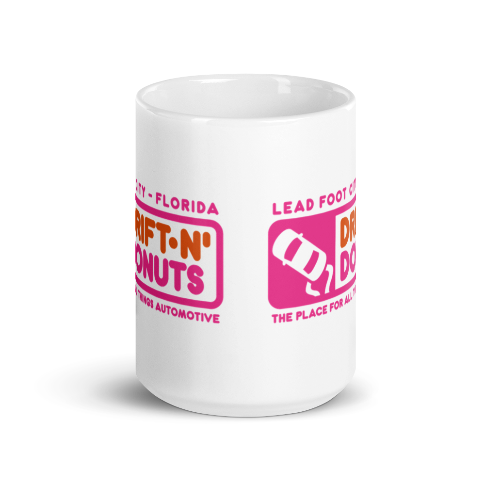 "Drift-N' Donuts" Ceramic Mug